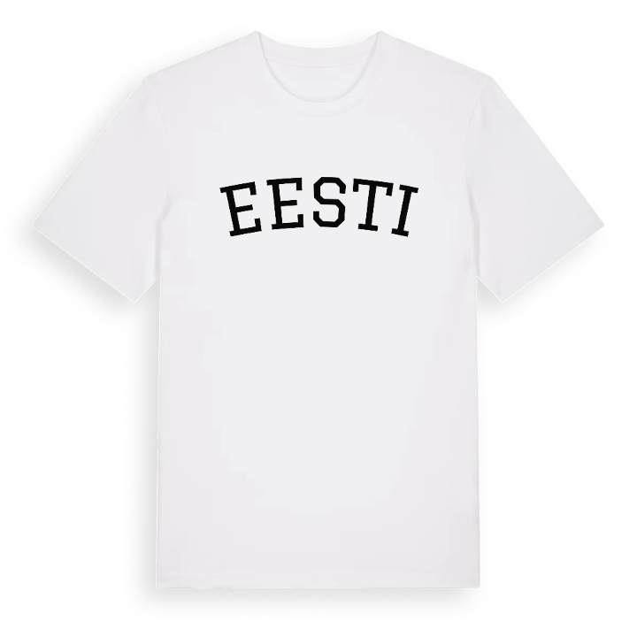 Eesti böjd t-shirt – t-shirt från PinShirt