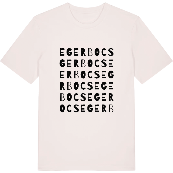 Egerbocs ordlek t-shirt – t-shirt från PinShirt