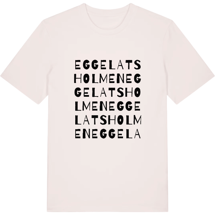 Eggelatsholmen ordlek t-shirt – t-shirt från PinShirt
