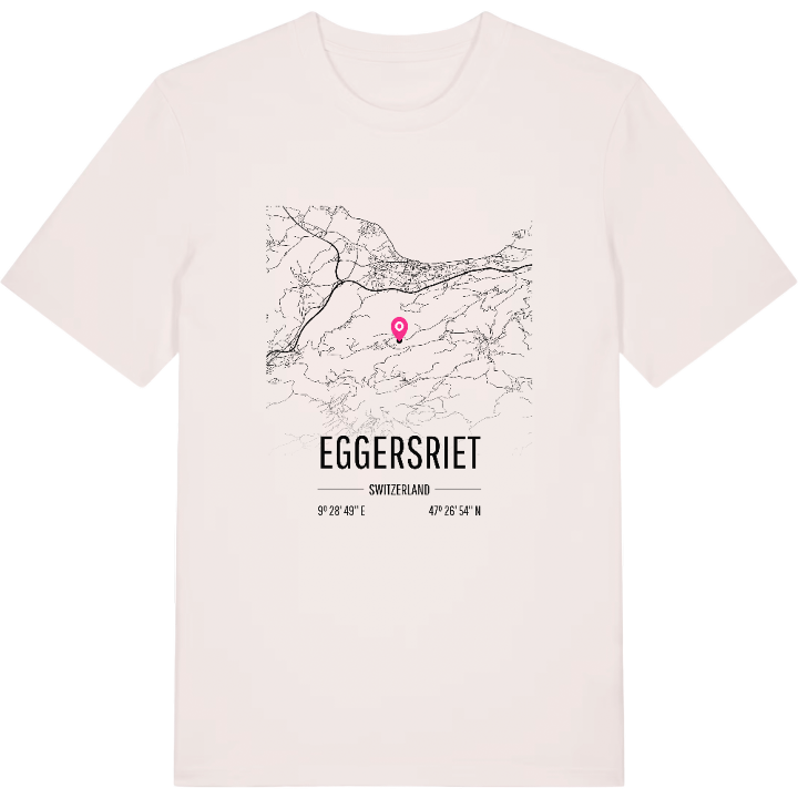 Eggersriet karta t-shirt – t-shirt från PinShirt