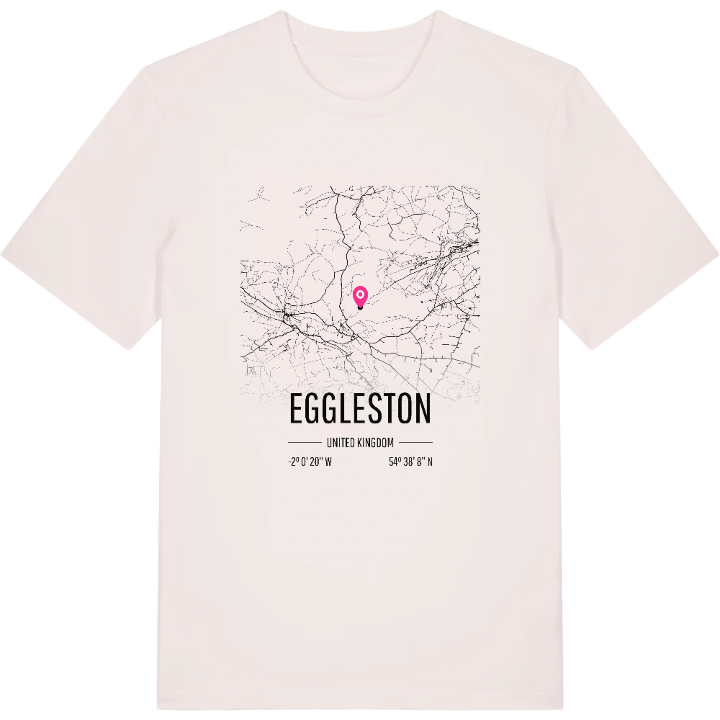 Eggleston karta t-shirt – t-shirt från PinShirt
