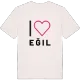 Jag älskar Eğil t-shirt stort tryck