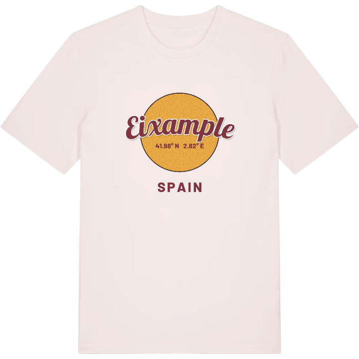 Eixample cirkel t-shirt – t-shirt från PinShirt