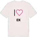 Jag älskar Ek t-shirt stort tryck