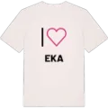 Jag älskar Eka t-shirt stort tryck