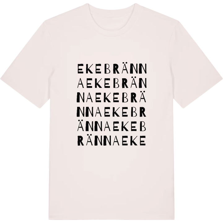 Ekebränna ordlek t-shirt – t-shirt från PinShirt