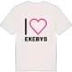 Jag älskar Ekebys t-shirt stort tryck