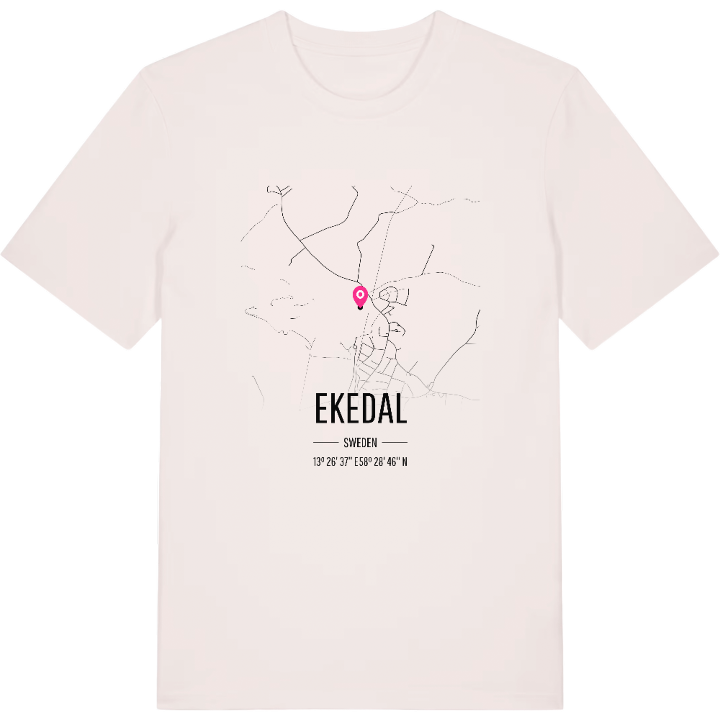 Ekedal karta t-shirt – t-shirt från PinShirt