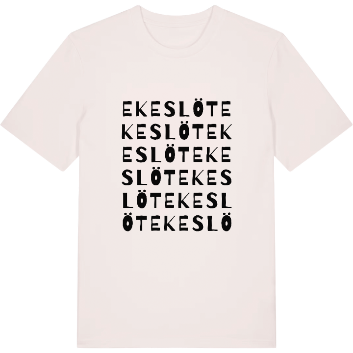 Ekeslöt ordlek t-shirt – t-shirt från PinShirt