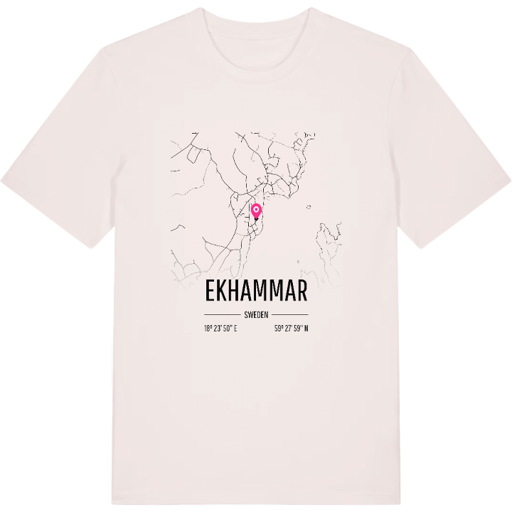 Ekhammar karta t-shirt – t-shirt från PinShirt