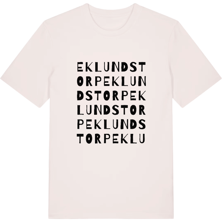 Eklundstorp ordlek t-shirt – t-shirt från PinShirt