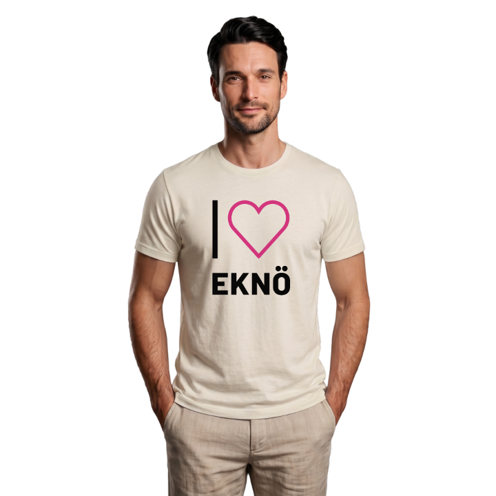 Jag älskar Eknö t-shirt stort tryck – t-shirt från PinShirt