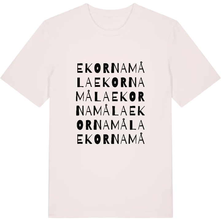 Ekornamåla ordlek t-shirt – t-shirt från PinShirt