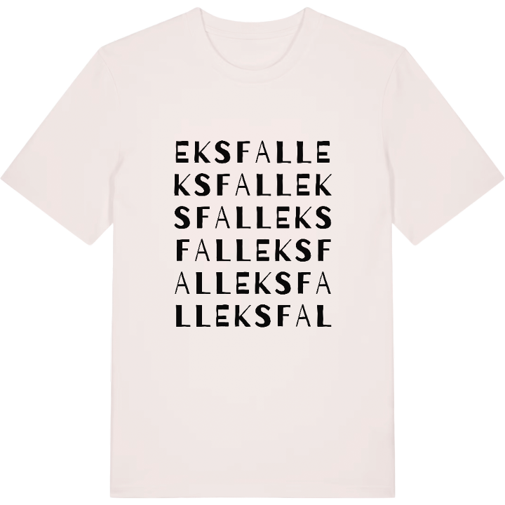 Eksfall ordlek t-shirt – t-shirt från PinShirt
