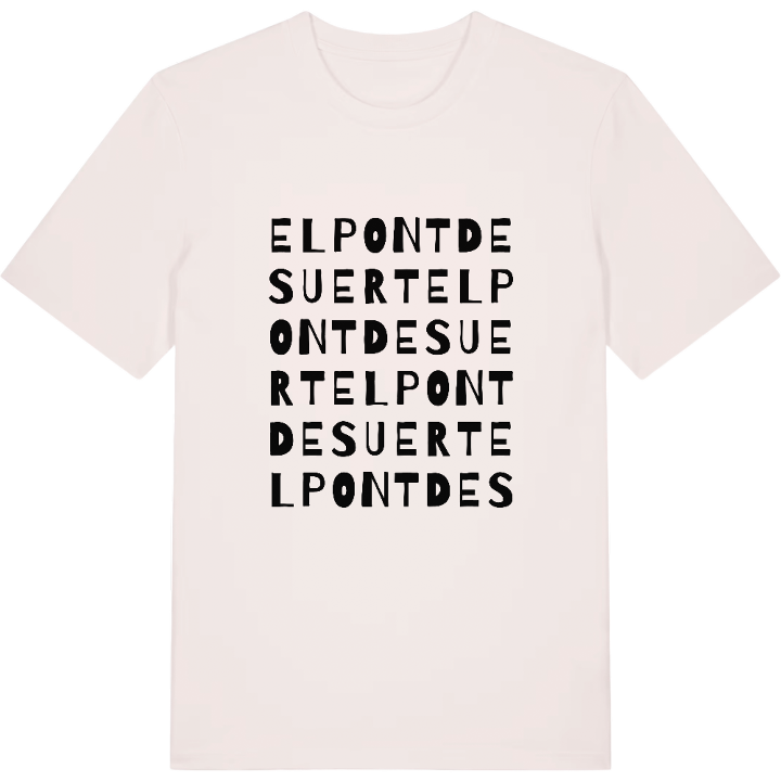 el Pont de Suert ordlek t-shirt – t-shirt från PinShirt