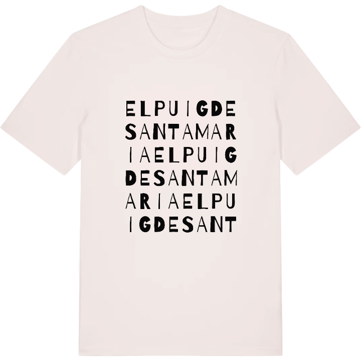 el Puig de Santa Maria ordlek t-shirt – t-shirt från PinShirt