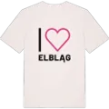 Jag älskar Elbląg t-shirt stort tryck