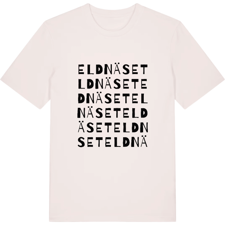 Eldnäset ordlek t-shirt – t-shirt från PinShirt