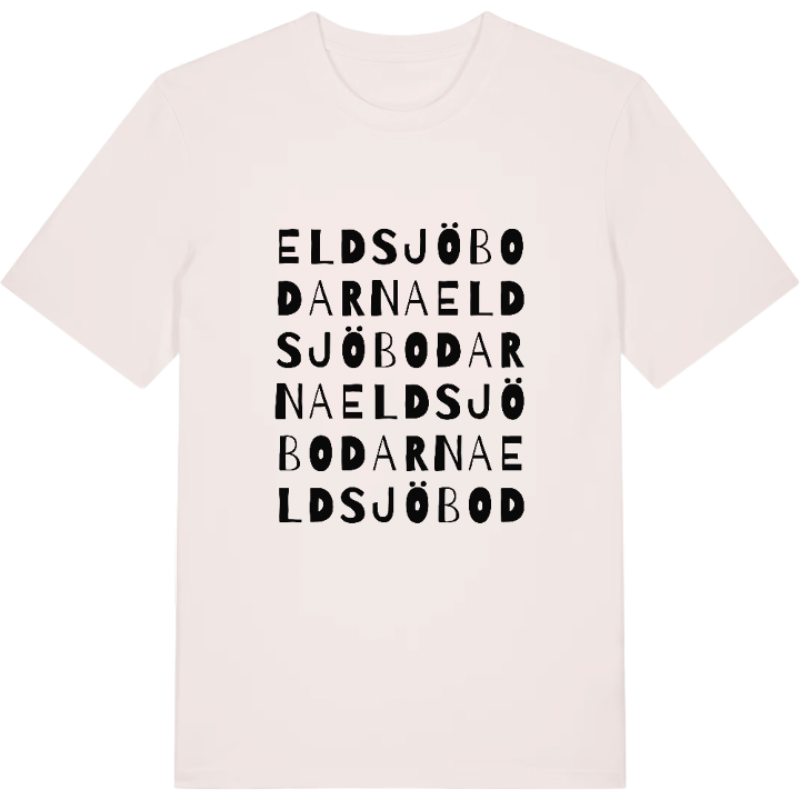 Eldsjöbodarna ordlek t-shirt – t-shirt från PinShirt