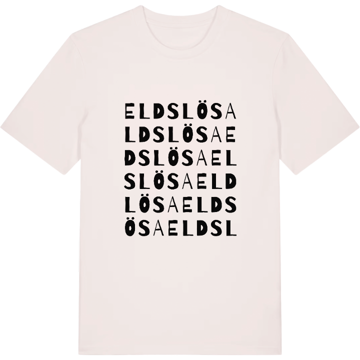 Eldslösa ordlek t-shirt – t-shirt från PinShirt