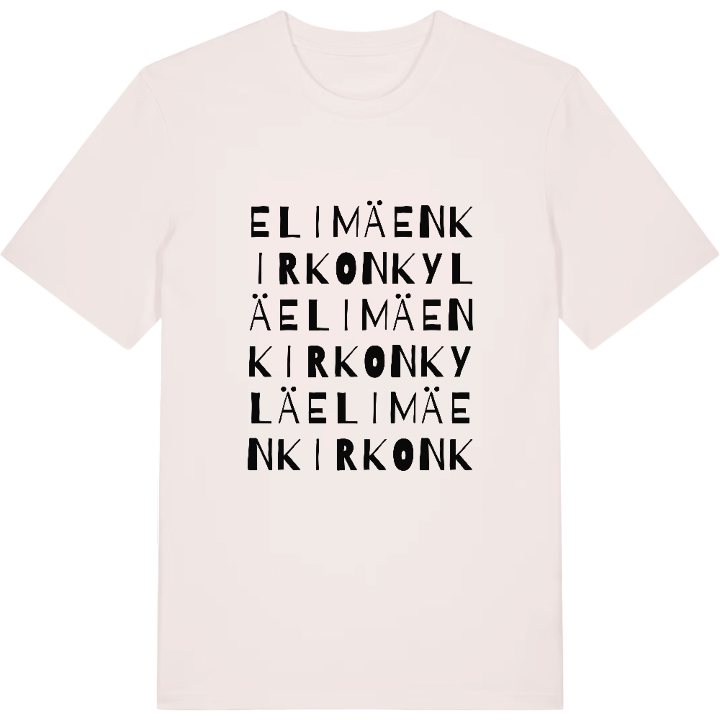 Elimäen kirkonkylä ordlek t-shirt – t-shirt från PinShirt