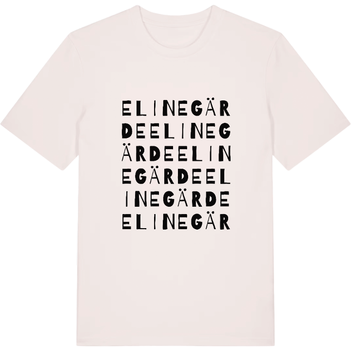 Elinegärde ordlek t-shirt – t-shirt från PinShirt