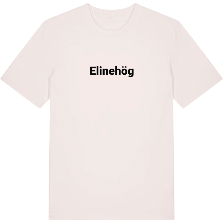 Elinehög fetstil t-shirt – t-shirt från PinShirt