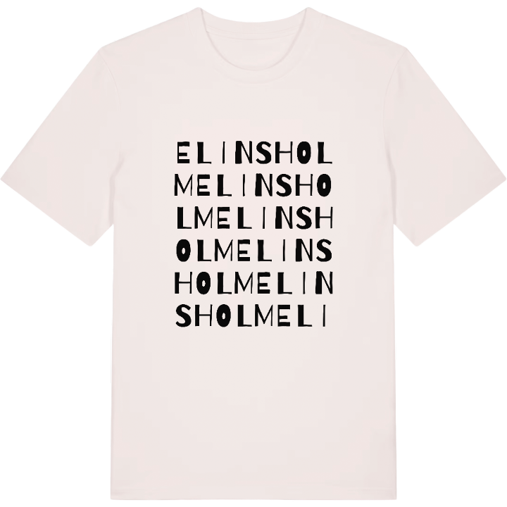 Elinsholm ordlek t-shirt – t-shirt från PinShirt