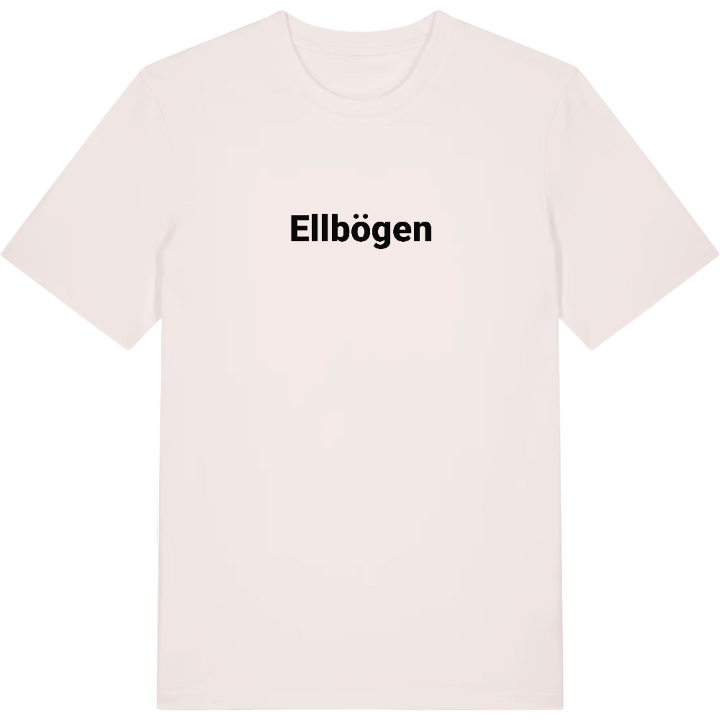 Ellbögen fetstil t-shirt – t-shirt från PinShirt
