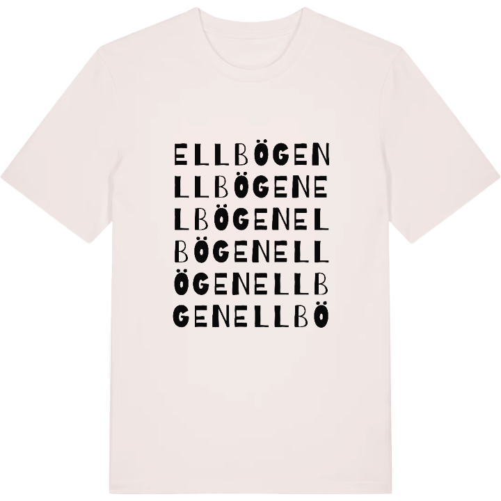 Ellbögen ordlek t-shirt – t-shirt från PinShirt