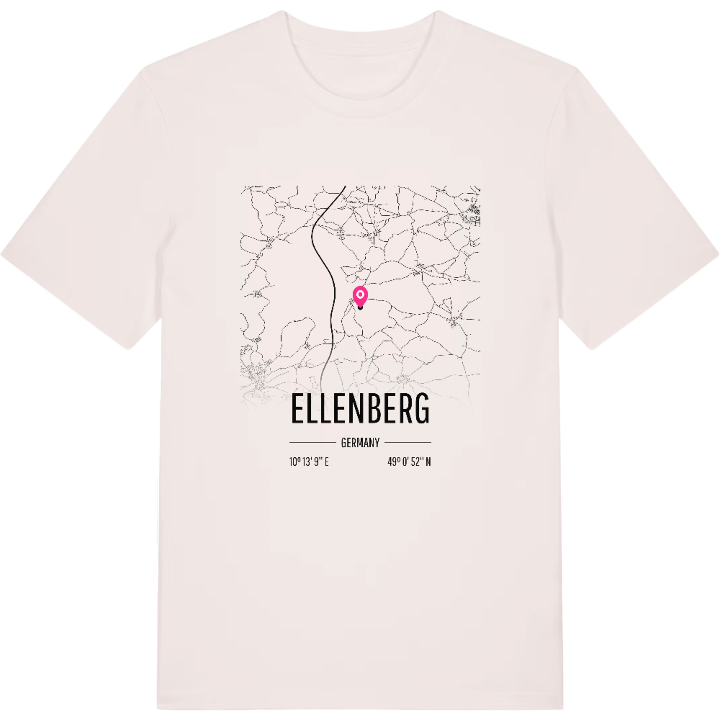 Ellenberg karta t-shirt – t-shirt från PinShirt
