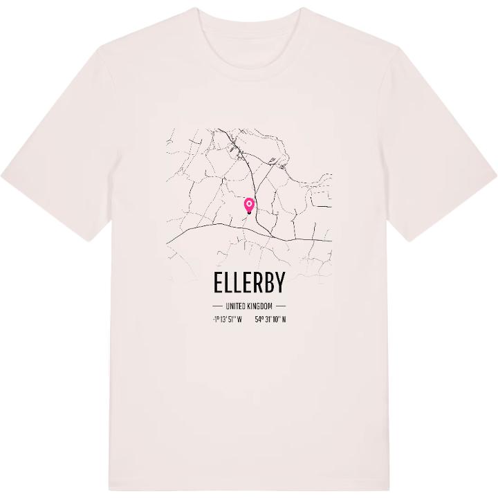 Ellerby karta t-shirt – t-shirt från PinShirt