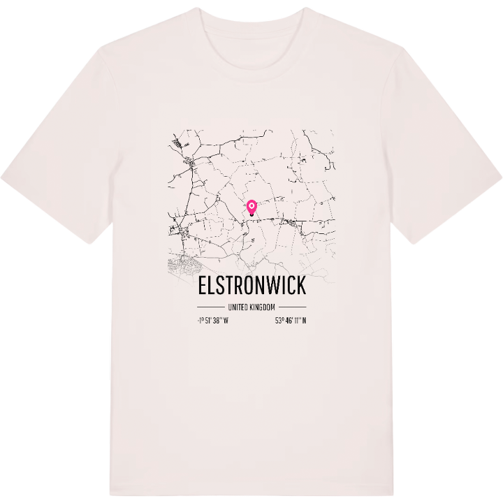 Elstronwick karta t-shirt – t-shirt från PinShirt