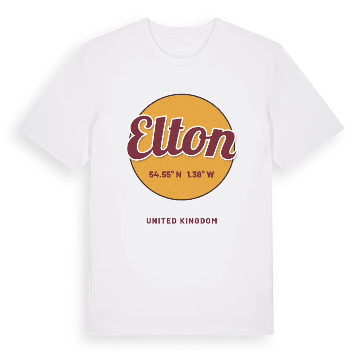 Elton cirkel t-shirt – t-shirt från PinShirt