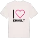 Jag älskar Emhult t-shirt stort tryck