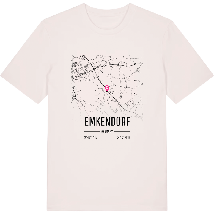 Emkendorf karta t-shirt – t-shirt från PinShirt