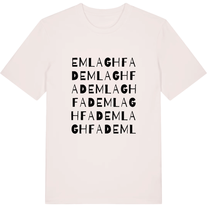 Emlaghfad ordlek t-shirt – t-shirt från PinShirt