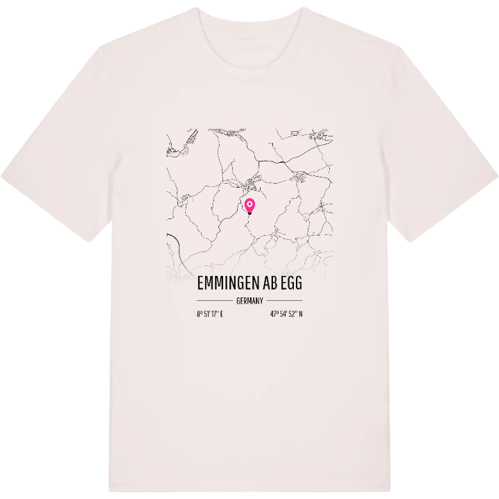 Emmingen ab Egg karta t-shirt – t-shirt från PinShirt