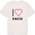 Jag älskar Encío t-shirt stort tryck