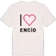 Jag älskar Encío t-shirt stort tryck