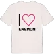 Jag älskar Enemon t-shirt stort tryck