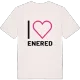Jag älskar Enered t-shirt stort tryck