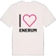 Jag älskar Enerum t-shirt stort tryck