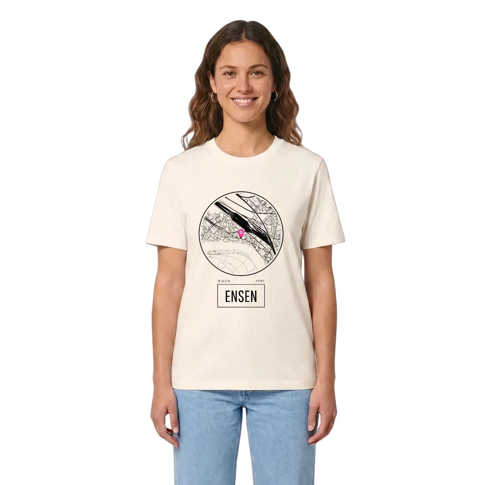 Ensen t-shirt – Vintage White, i miljö