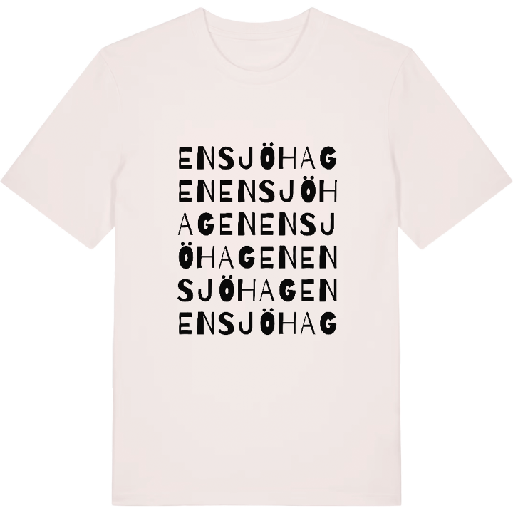 Ensjöhagen ordlek t-shirt – t-shirt från PinShirt