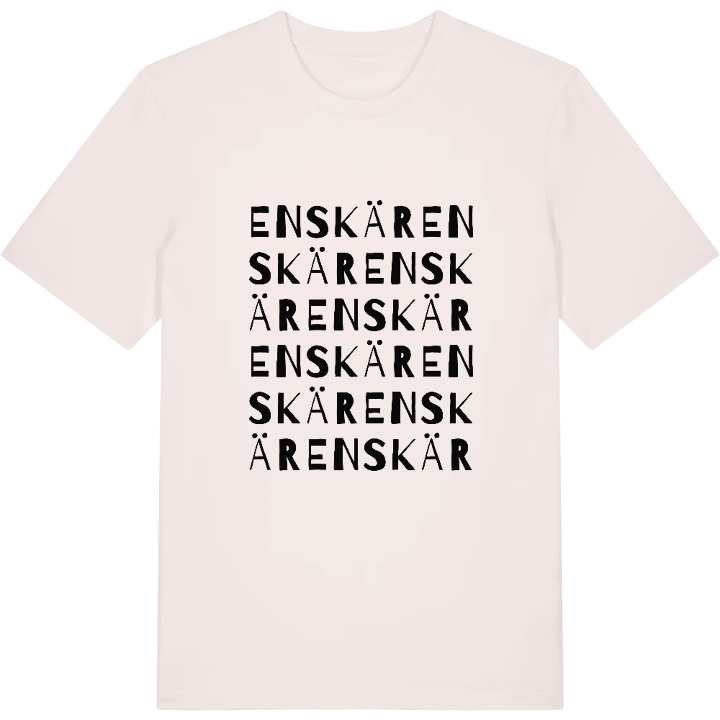Enskär ordlek t-shirt – t-shirt från PinShirt