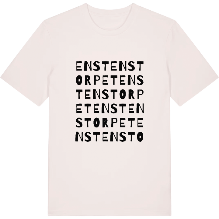 Enstenstorpet ordlek t-shirt – t-shirt från PinShirt