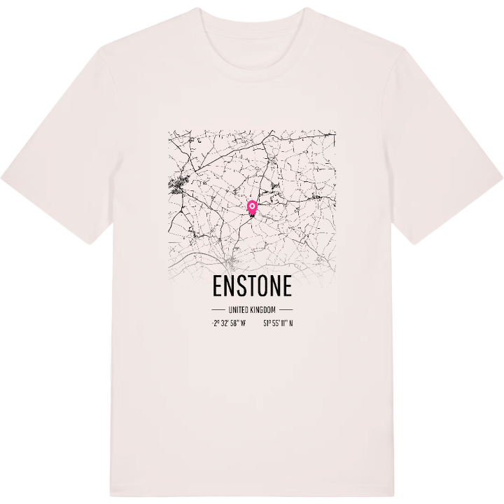 Enstone karta t-shirt – t-shirt från PinShirt