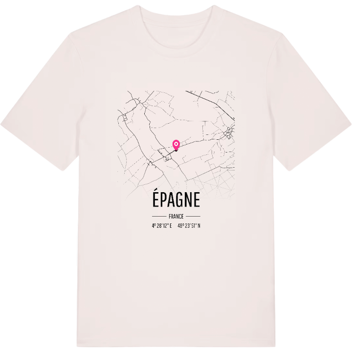 Épagne karta t-shirt – t-shirt från PinShirt