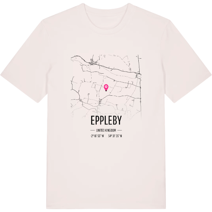Eppleby karta t-shirt – t-shirt från PinShirt